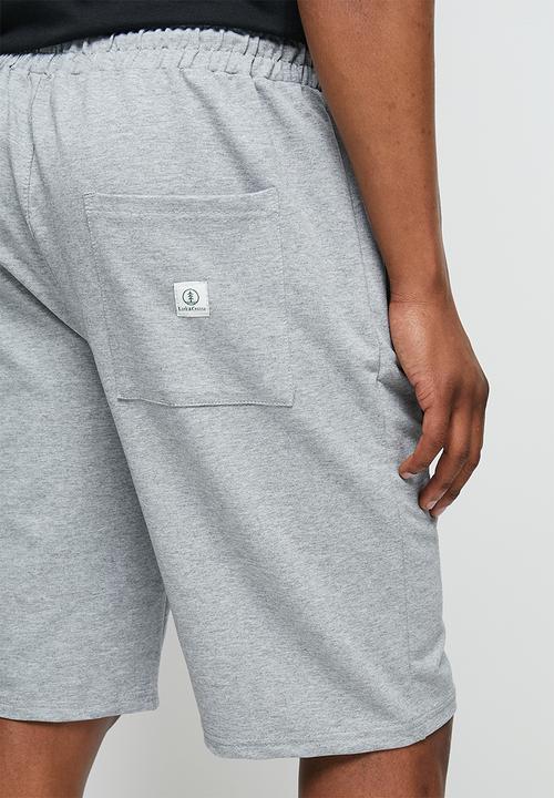 Lark & Crosse - Slim fit sweat shorts - grey 