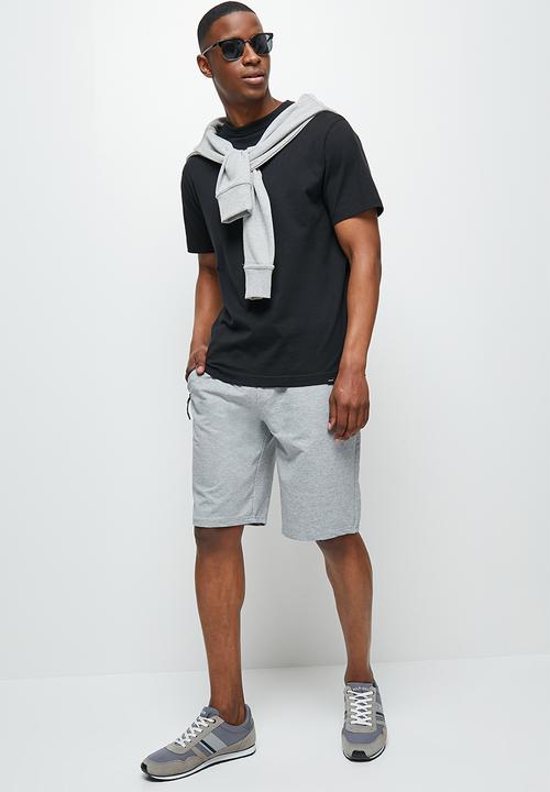 Lark & Crosse - Slim fit sweat shorts - grey 