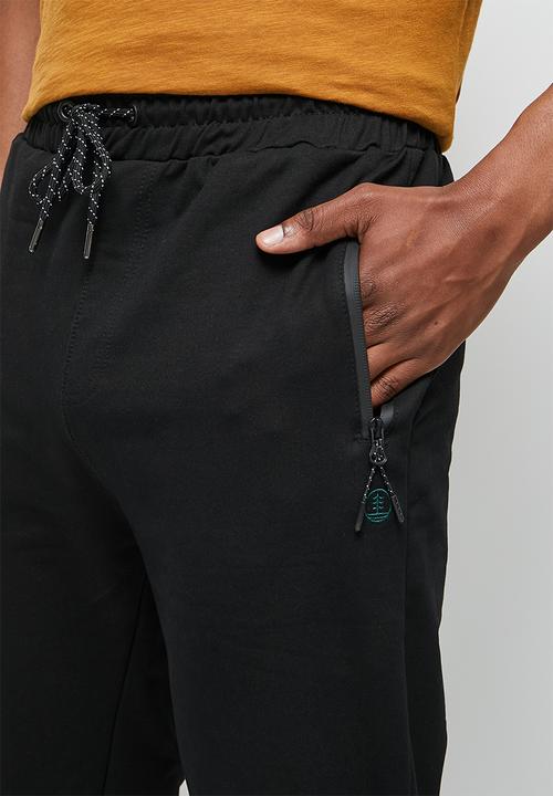 Lark & Crosse - Slim fit sweatpants - black