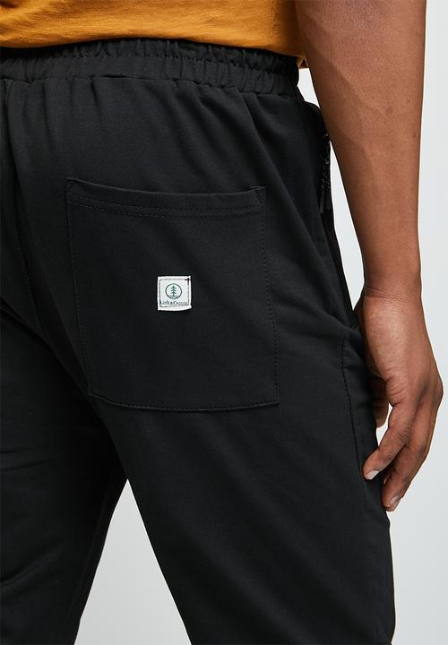 Lark & Crosse - Slim fit sweatpants - black