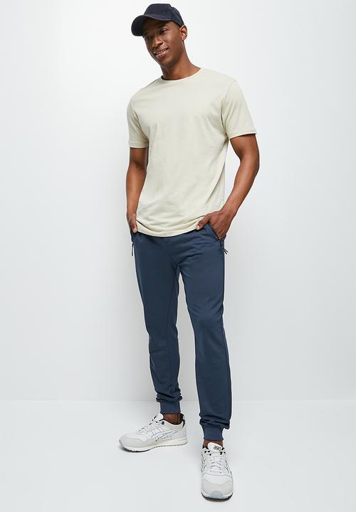 Lark & Crosse - Slim fit sweatpants - navy