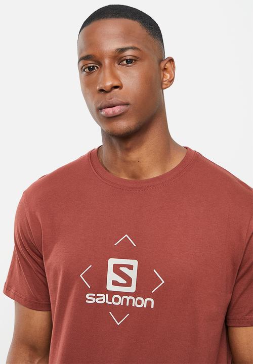 Salomon - Boxed in short sleeve tee - madder brown