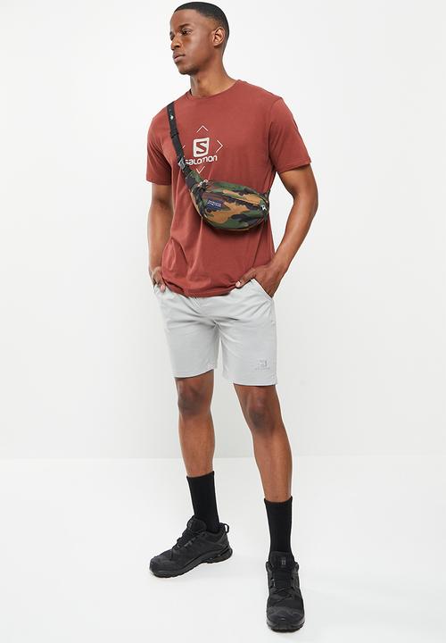 Salomon - Boxed in short sleeve tee - madder brown