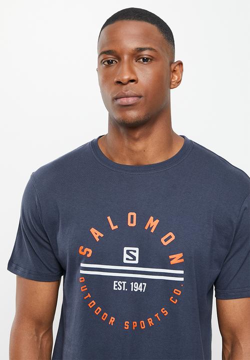 Salomon - Around the world short sleeve tee m - blue