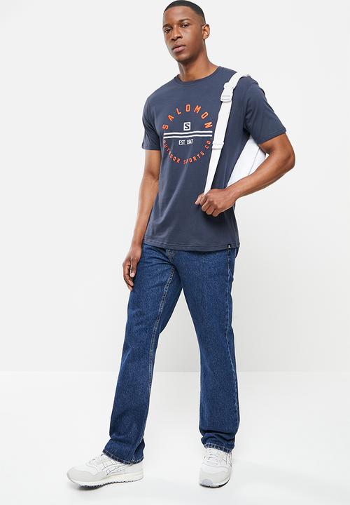 Salomon - Around the world short sleeve tee m - blue