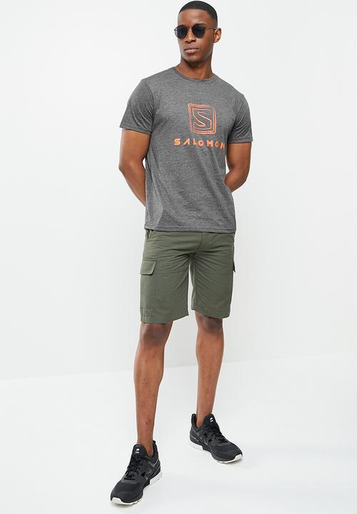 Salomon - Mirror short sleeve tee - anthracite melange