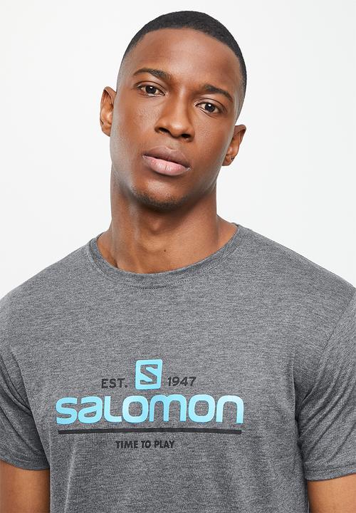 Salomon - Time to play short sleeve tee - anthracite melange