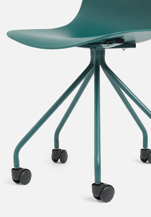 Sixth Floor - Ellie office chair - emerald green