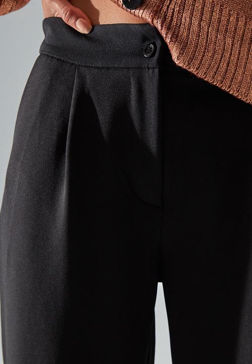 Trendyol - Zipper trousers - black