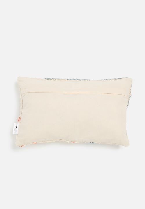 Sixth Floor - Summer day cotton tufted cushion cover - multi