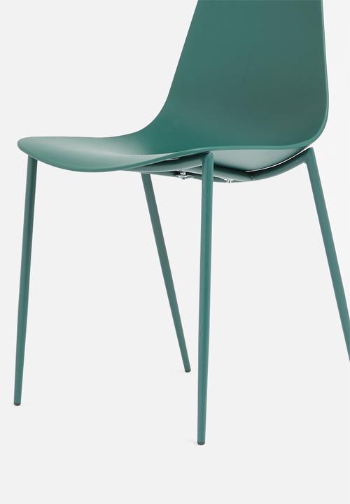 Sixth Floor - Perry dining chair - emerald green