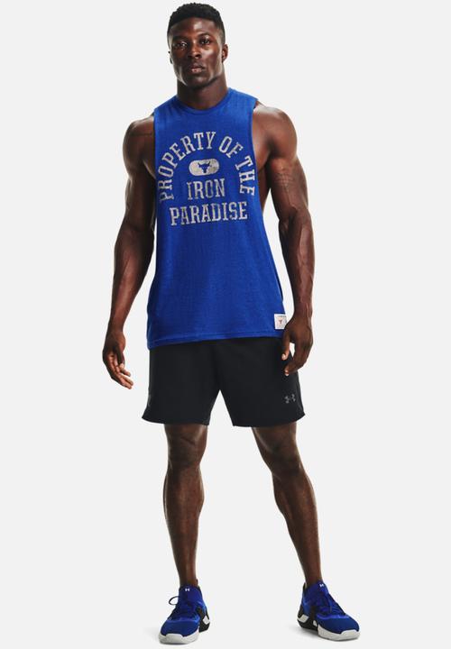 Under Armour - UA project rock property of tank - mid blue