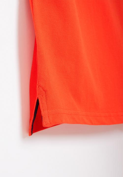 POLO - Boys austin short sleeve golfer - red