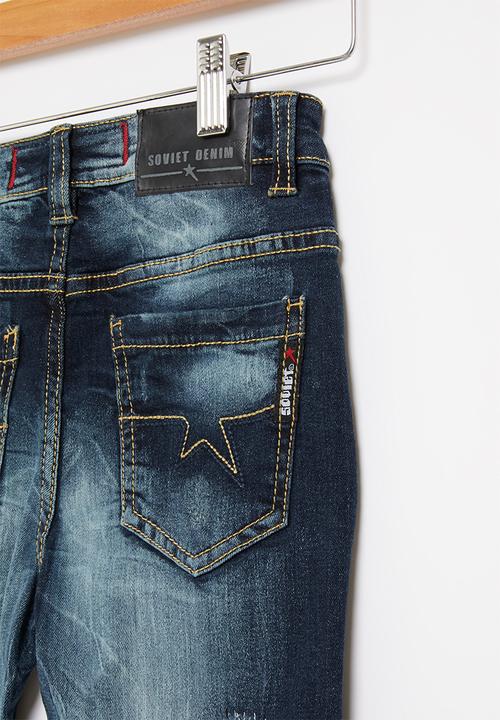 SOVIET - B tolisso boys skinny denim - blue/black