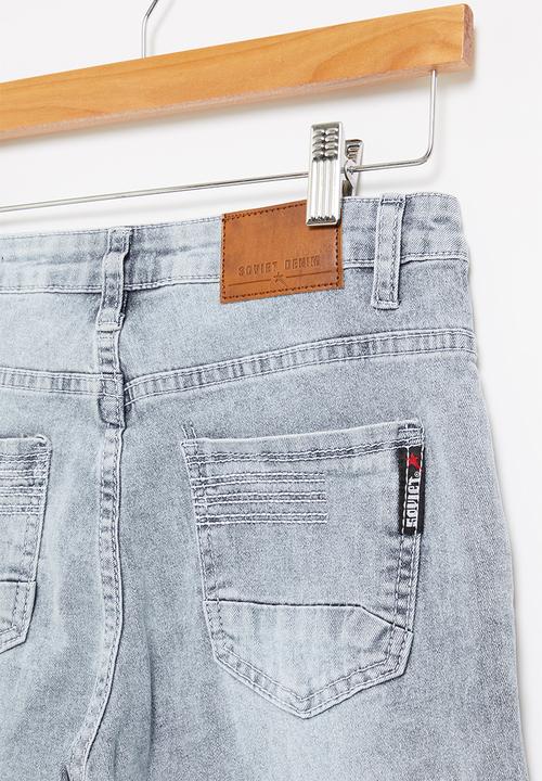 SOVIET - B king boys denim short - blue