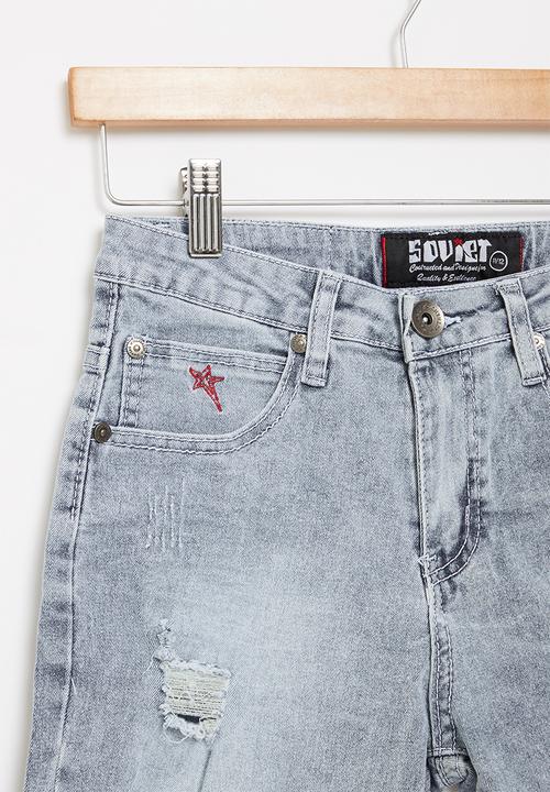 SOVIET - B king boys denim short - blue