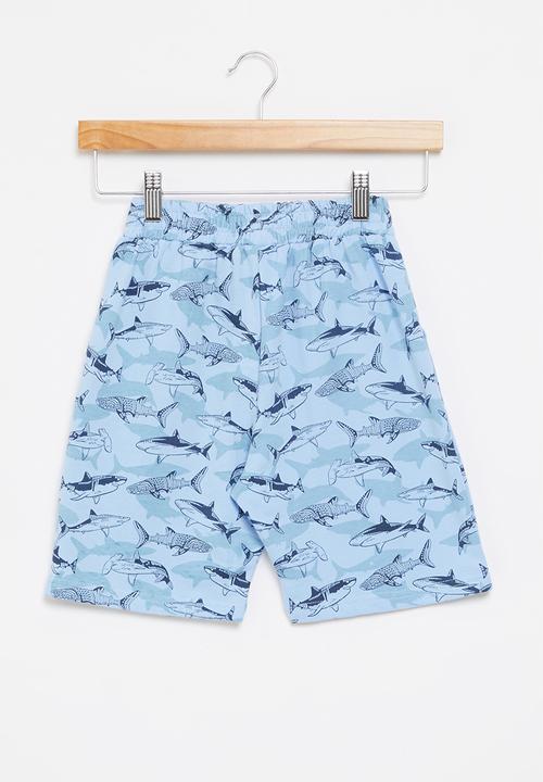 Pop Candy - Boys dolphin shorts - blue