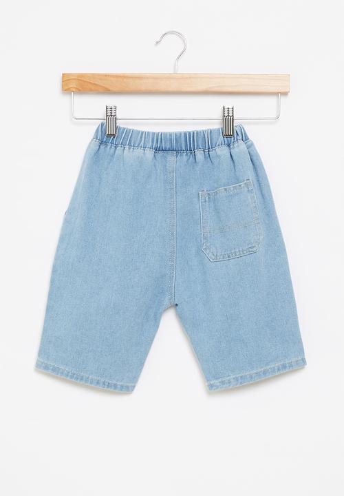 Pop Candy - Boys denim shorts - light blue