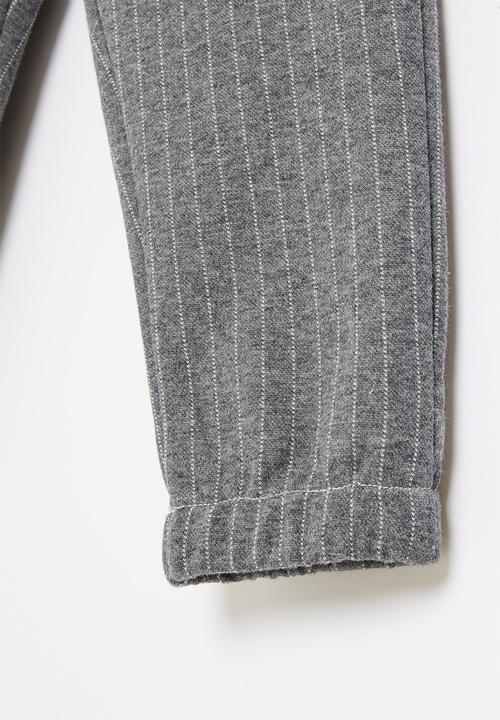 Pop Candy - Pinstripe pant - grey
