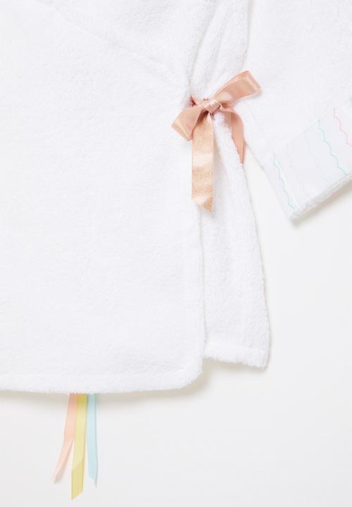 Pop Candy - Baby robe - white