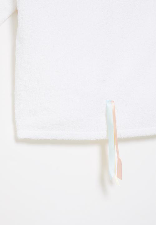 Pop Candy - Baby robe - white