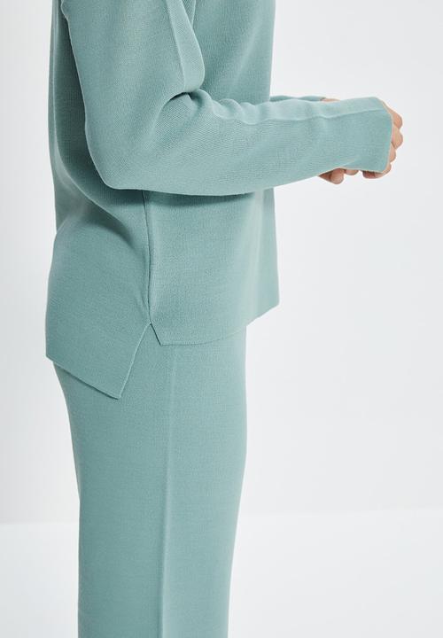 Trendyol - Sweater & pants knit set - mint
