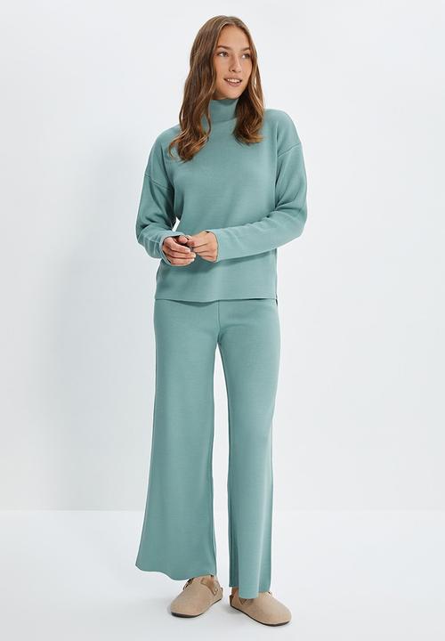 Trendyol - Sweater & pants knit set - mint