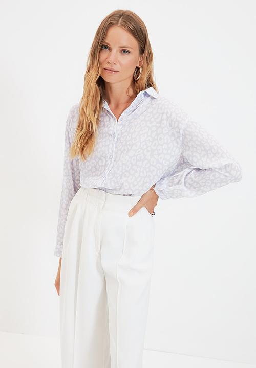 Trendyol - Loose fit shirt - lilac