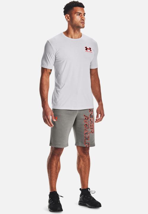 Under Armour - Ua abc camo fill wordmark short sleeve - white