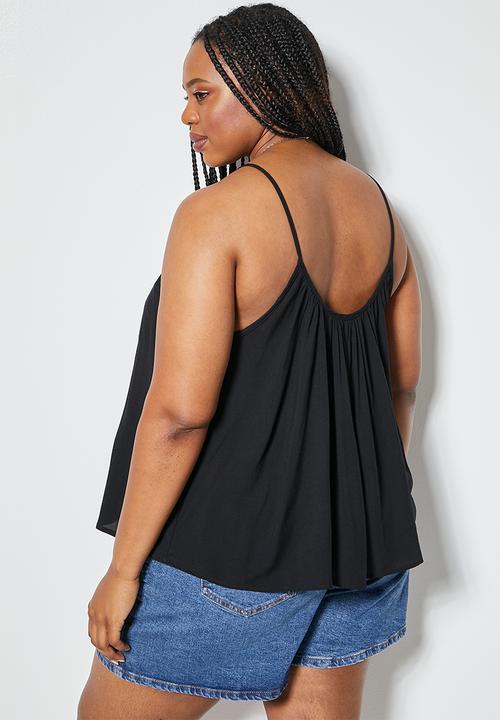Superbalist - Flare cami - black