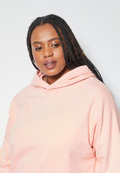 Superbalist - Crop hoodie - peach skin