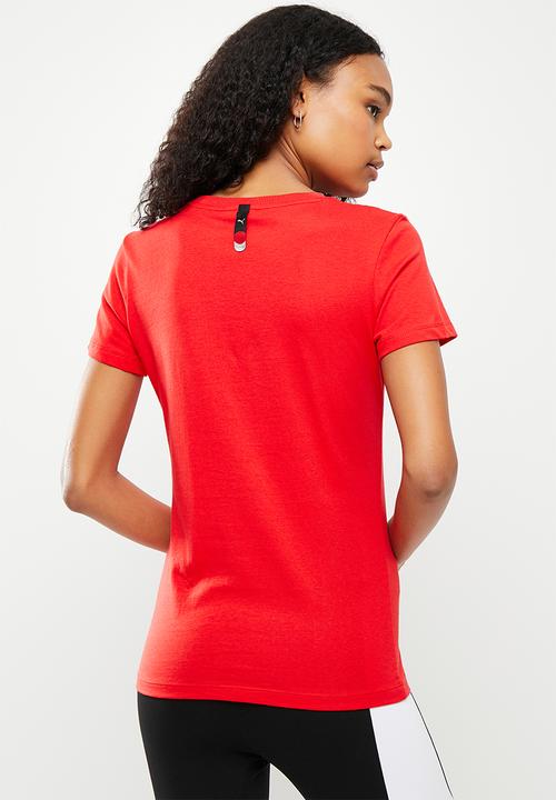 PUMA - As graphic tee - red