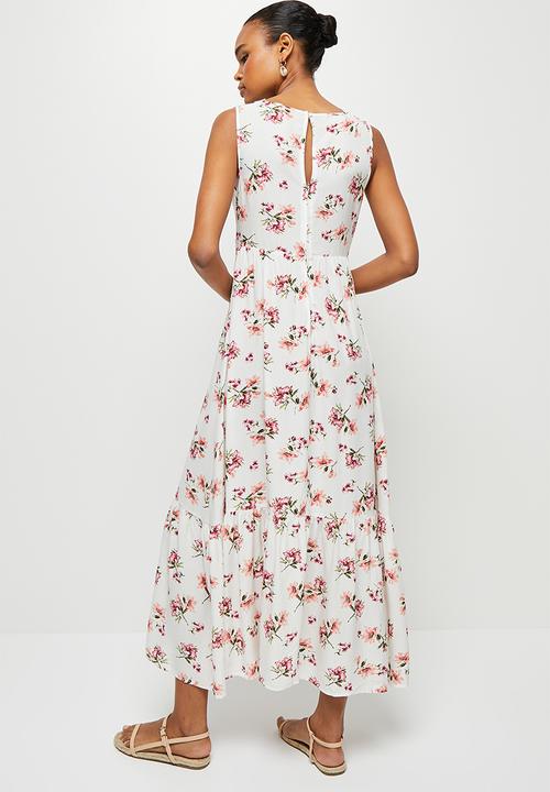 MILLA - Trim inset detail midi dress - multi
