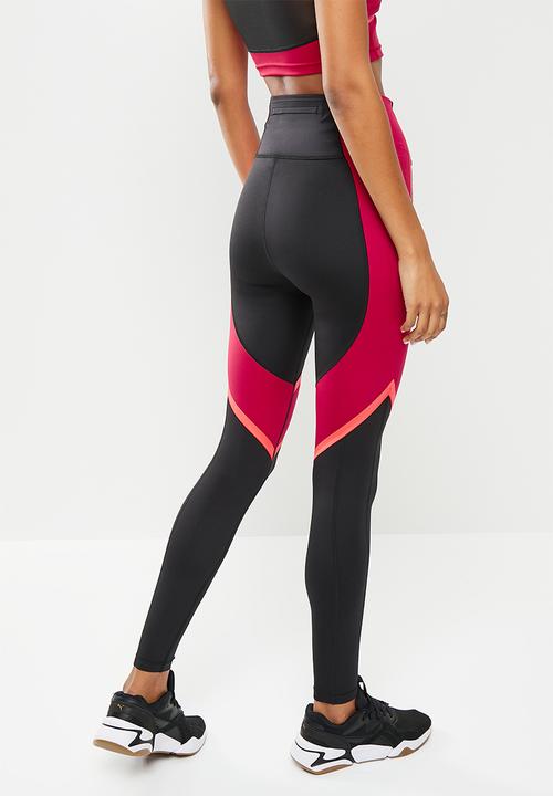 PUMA - Train eversculpt high waist full tights - black & persian red