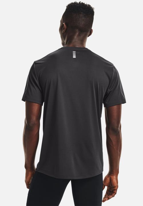 Under Armour - Ua run graphic print fill ss - grey-melange