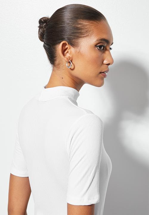 Superbalist - 2 pack fine rib turtleneck tee - black & white