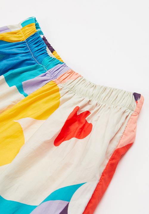 Pop Candy - Girls flower top & shorts set - multi