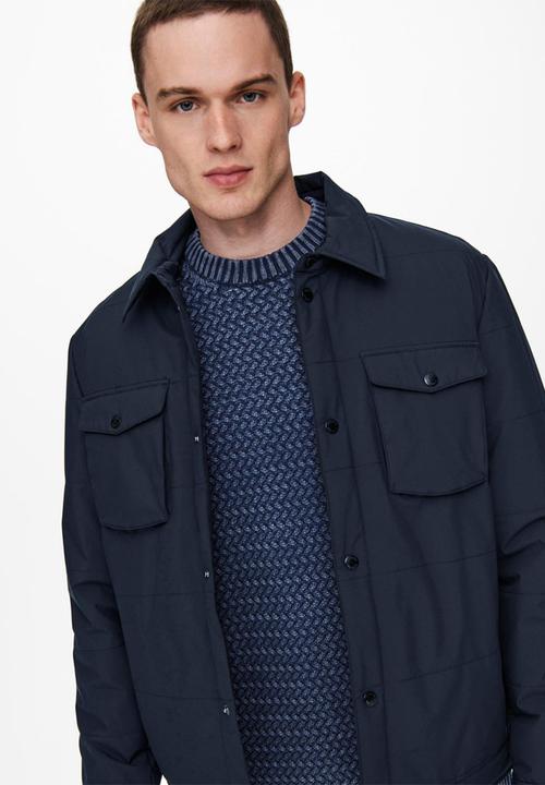 Only & Sons - Brice overshirt - navy