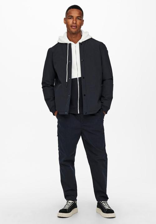 Only & Sons - Bran coach jacket - navy