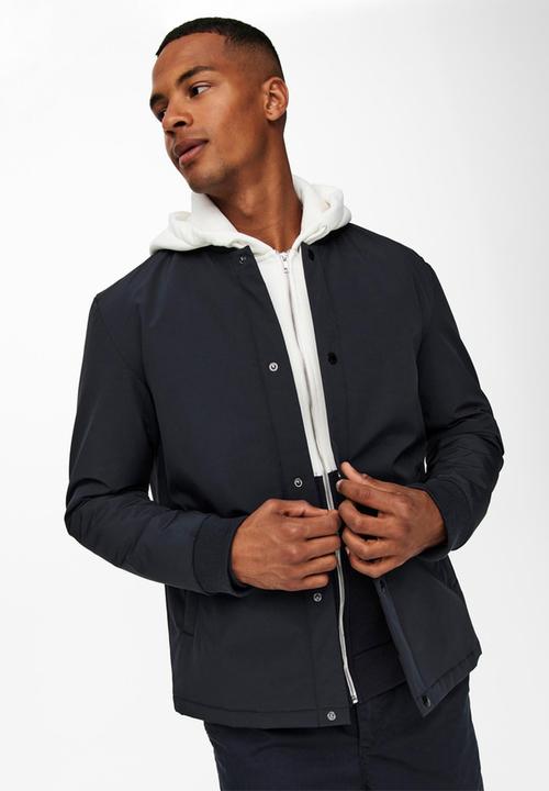 Only & Sons - Bran coach jacket - navy