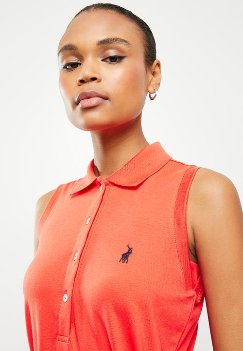 POLO - Bianca sleeveless golfer dress - orange 