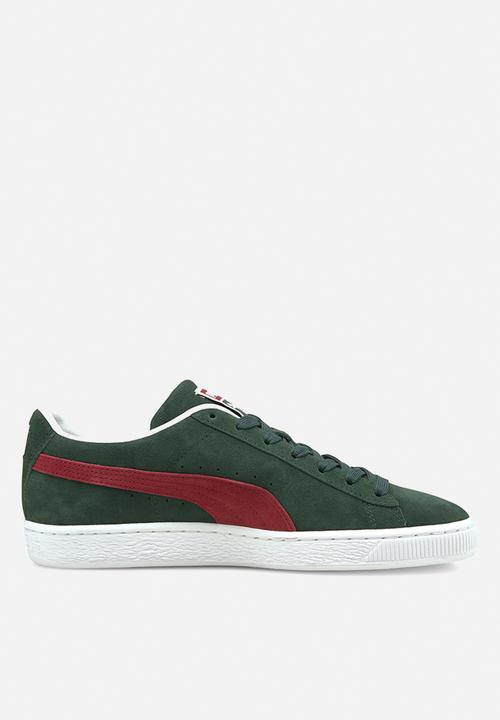 PUMA - Suede Classic XXI - green gables-intense red