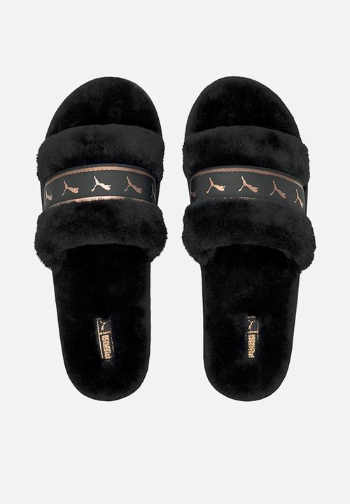 PUMA - Fluff remix - puma black - rose gold