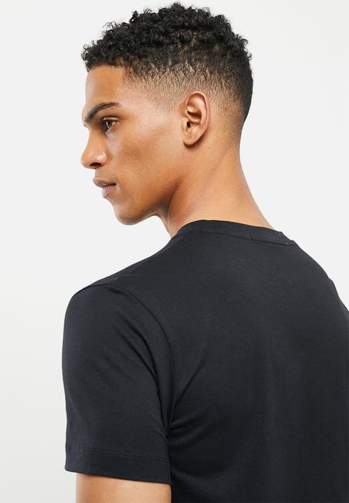 Calvin Klein - Iconic monogram short sleeve slim tee - black