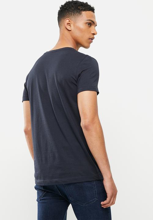 Calvin Klein - Core institutional logo slim tee - navy