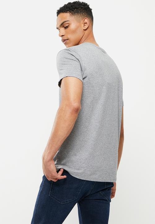 Calvin Klein - Chest institutional slim short sleeve tee - grey