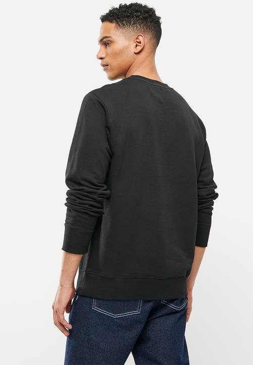 Calvin Klein - Iconic monogram crew neck - black