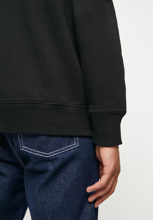 Calvin Klein - Iconic monogram crew neck - black