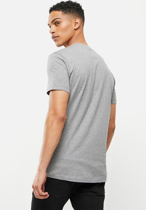 Calvin Klein - Iconic monogram short sleeve slim tee - grey