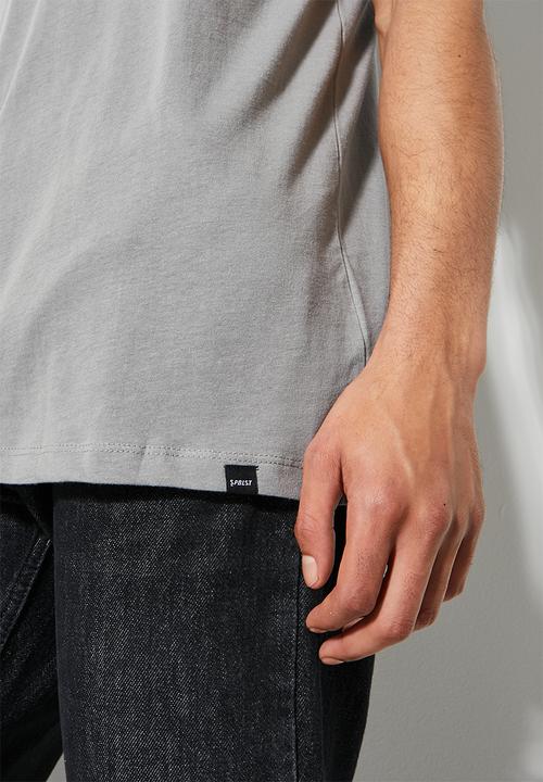 Superbalist - Nate crew neck tee - mid grey